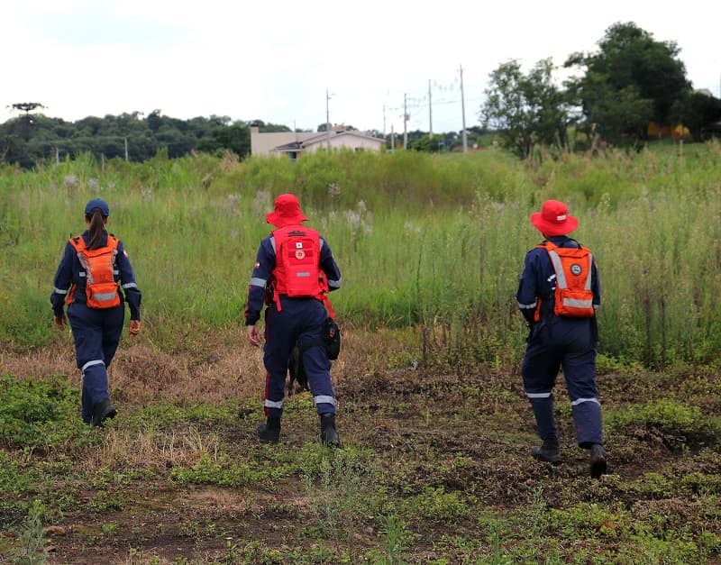 Bombeiros localizam corpo de idoso desaparecido (Foto: Bombeiros )