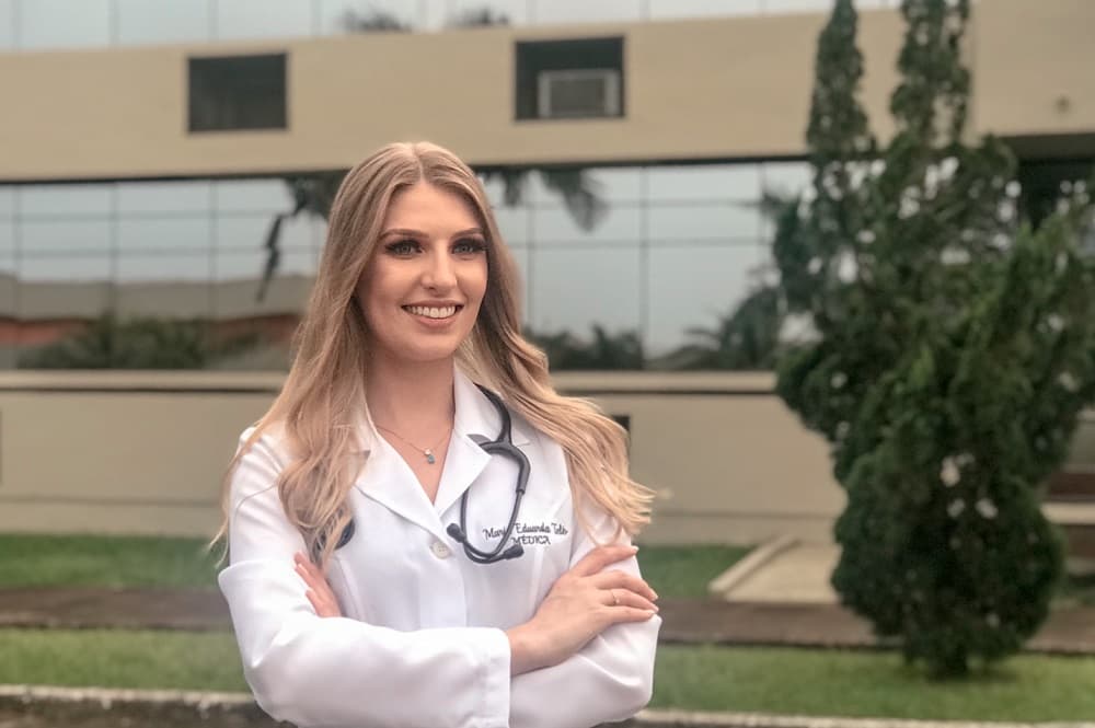 Maria Eduarda Teló é natural de São Miguel do Oeste e concluiu os estudos na Unisc (Foto: Divulgação)
