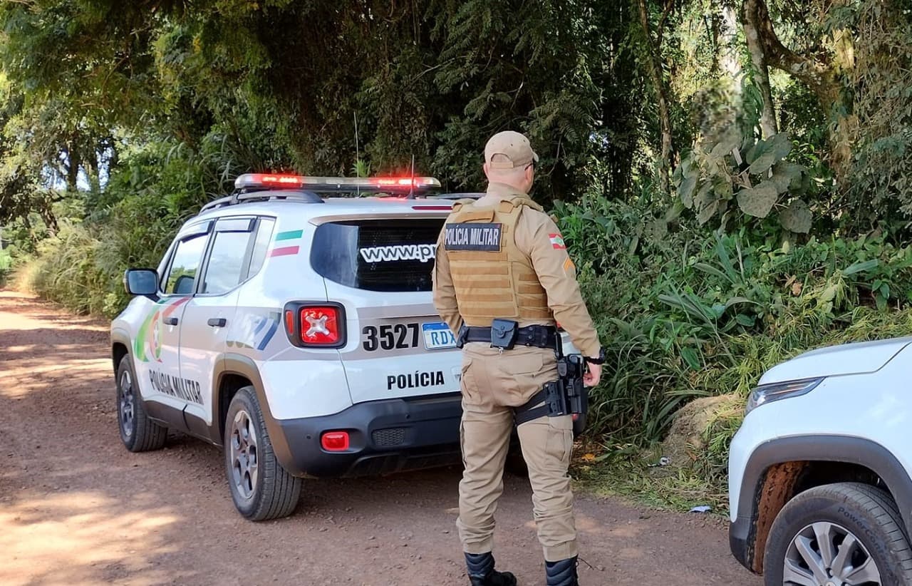 Situação complicada ocorreu em Chapecó (Foto: PM)