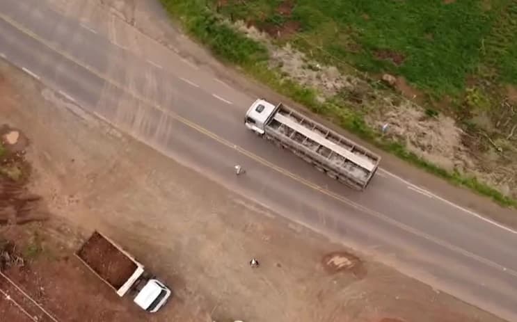 Flagrante foi feito pela Polícia Militar Rodoviária (Foto: PMRv)