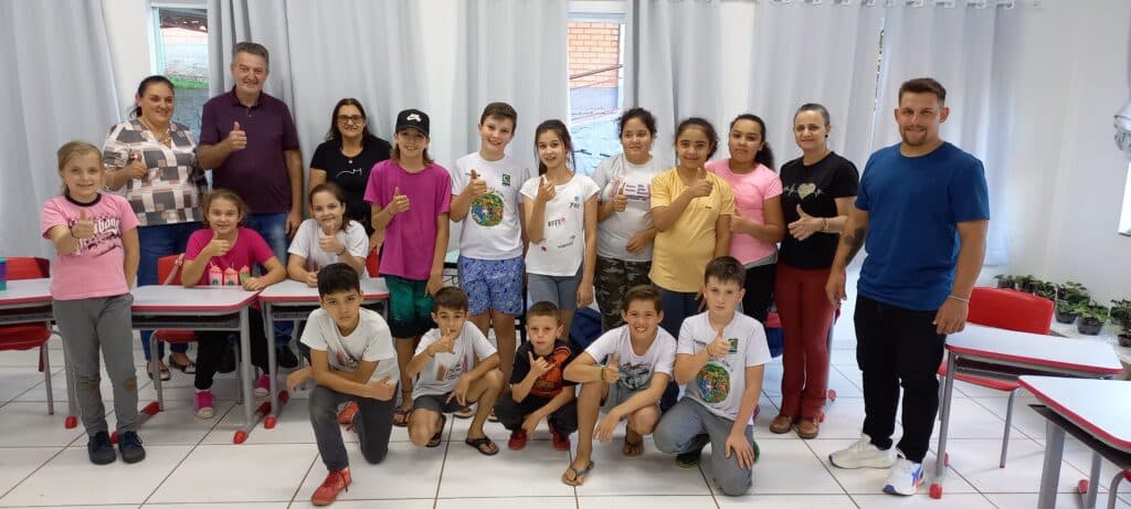 Alunos do quinto ano terão atividades integral na escola (Foto: Ascom Sul Brasil )