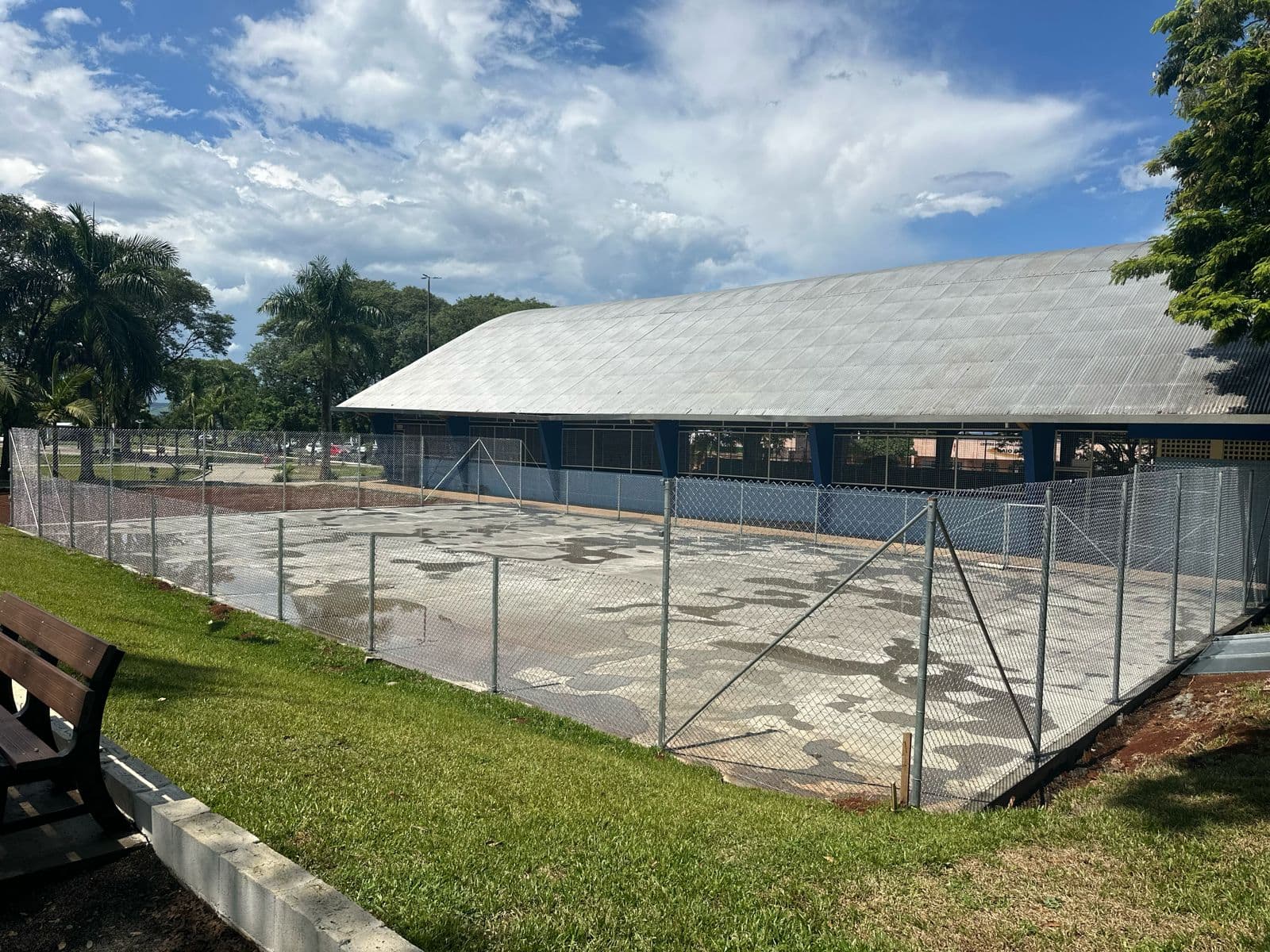Praça contará com nova quadra poliesportiva e de areia (Foto: Ascom )