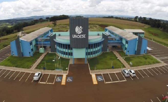 Instituição de ensino Unoesc (Foto: Acervo Unoesc)