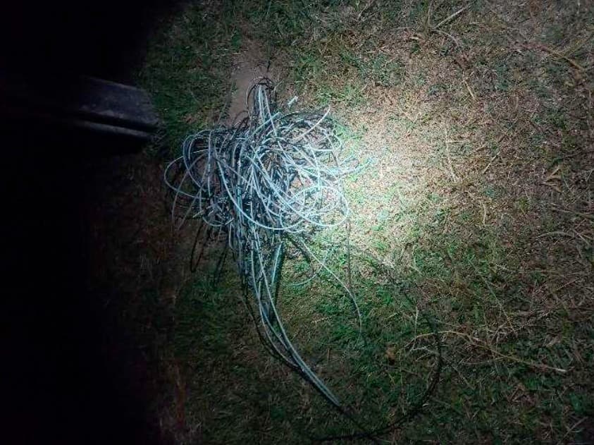 Meliante caiu desacordado e foi preso (Foto: Polícia Militar)