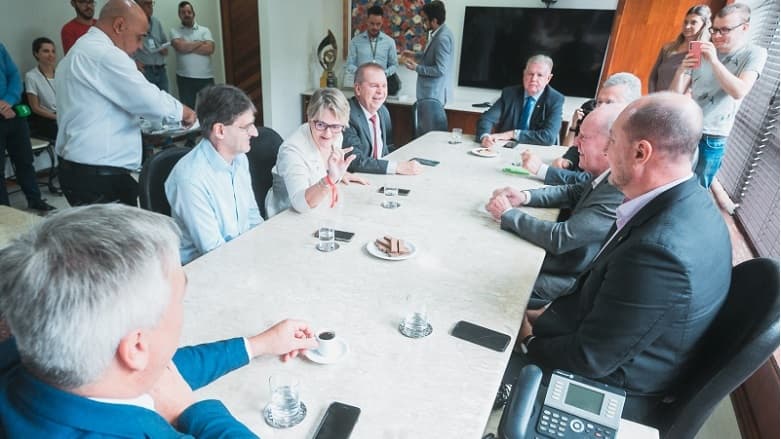 Bancada do Oeste realizou a primeira reunião do ano (Foto: Bruno Collaço / AGÊNCIA AL)