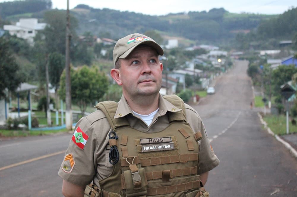 Reformas no destacamento policial melhora atendimento, detalhou o sargento Sérgio Hass (Foto: Henrique Paulo Koch)