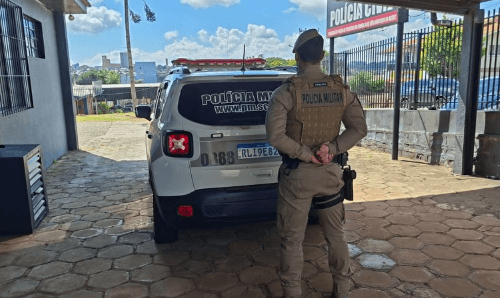 PMs em ação no município de Romelândia (Foto por Divulgação)