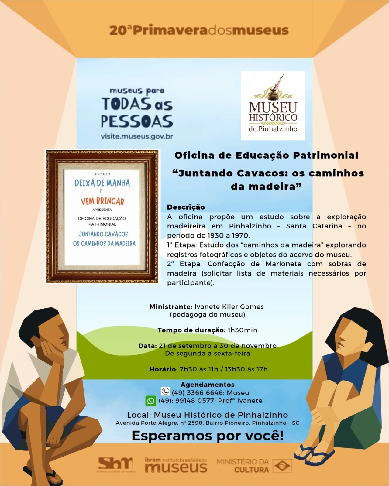 Museu Histórico de Pinhalzinho integra programação da 20ª Primavera dos Museus