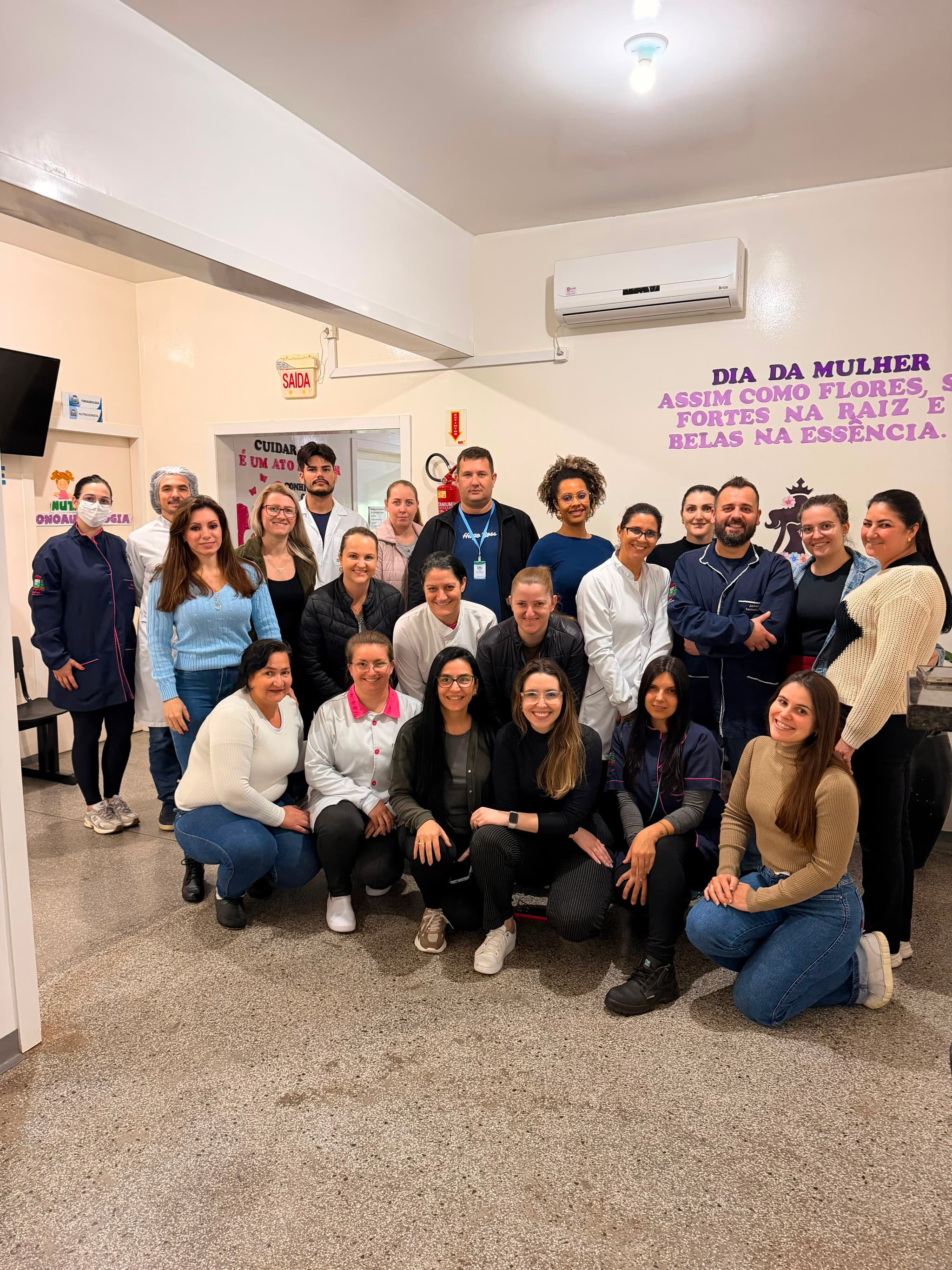 Equipe da Unidade Básica de Saúde de Sul Brasil (Foto por Ascom)