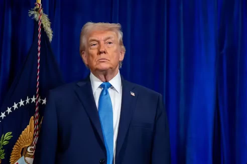 Trump ordena saída dos EUA de mais de 60 organizações internacionais (Foto por NICOLE COMBEAU/POOL/EPA/Shutterstock)