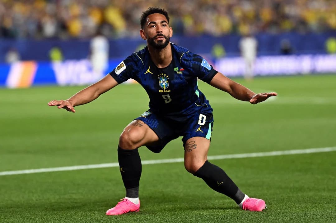 Brasil vence Haiti e desencanta na Copa do Mundo (Foto por Mauro Pimentel/AFP)