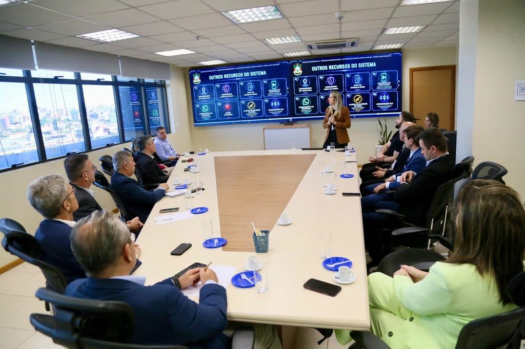 SSP-SC conhece sistema de monitoramento preventivo para proteção de mulheres no RS (Foto por SSP)