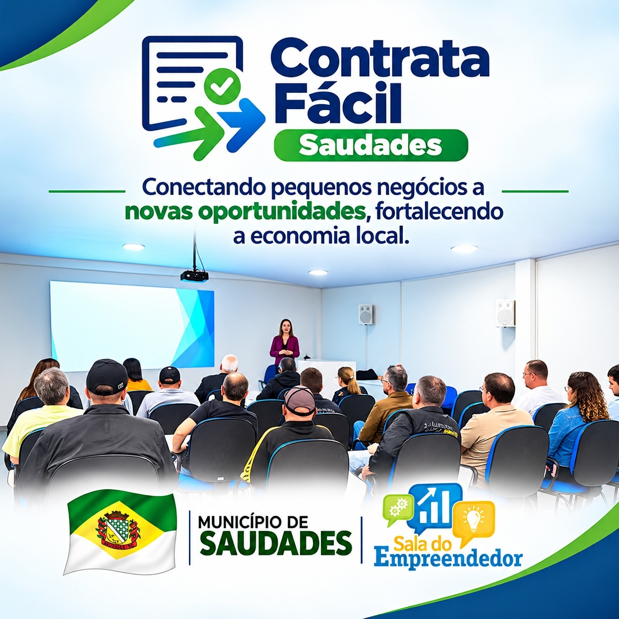 Compras públicas ganham novo canal para pequenos negócios de Saudades