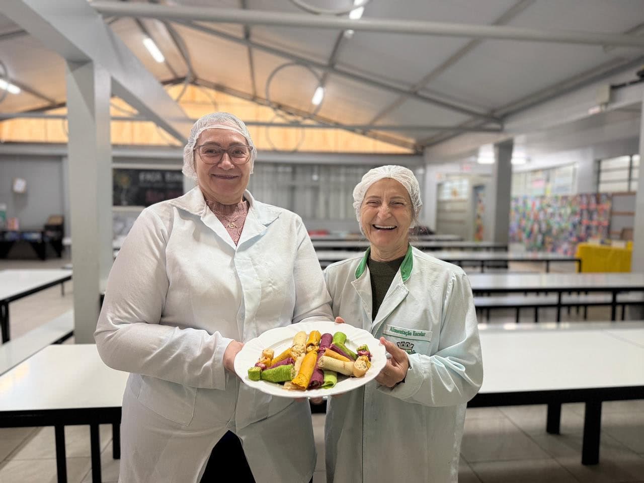 Cozinheiras fizeram sucesso com preparação de prato (Foto por Divulgação)