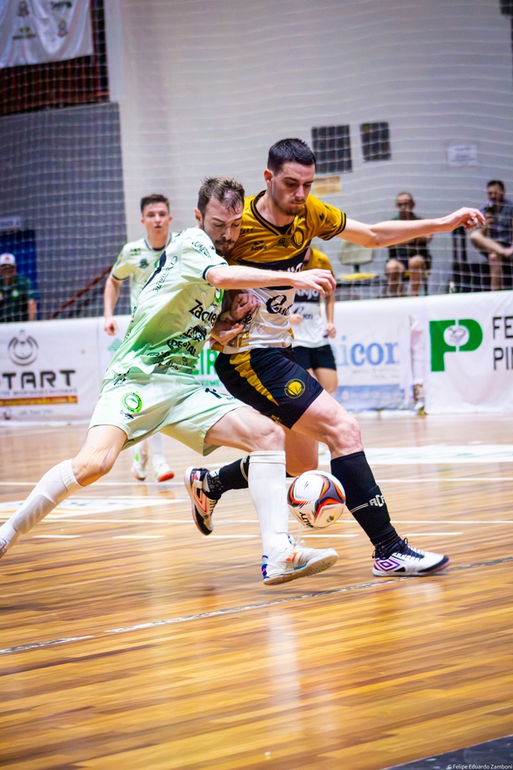 Em jogo de seis gols, Pinhalense Futsal Zagonel e Criciúma empatam pela Copa SC