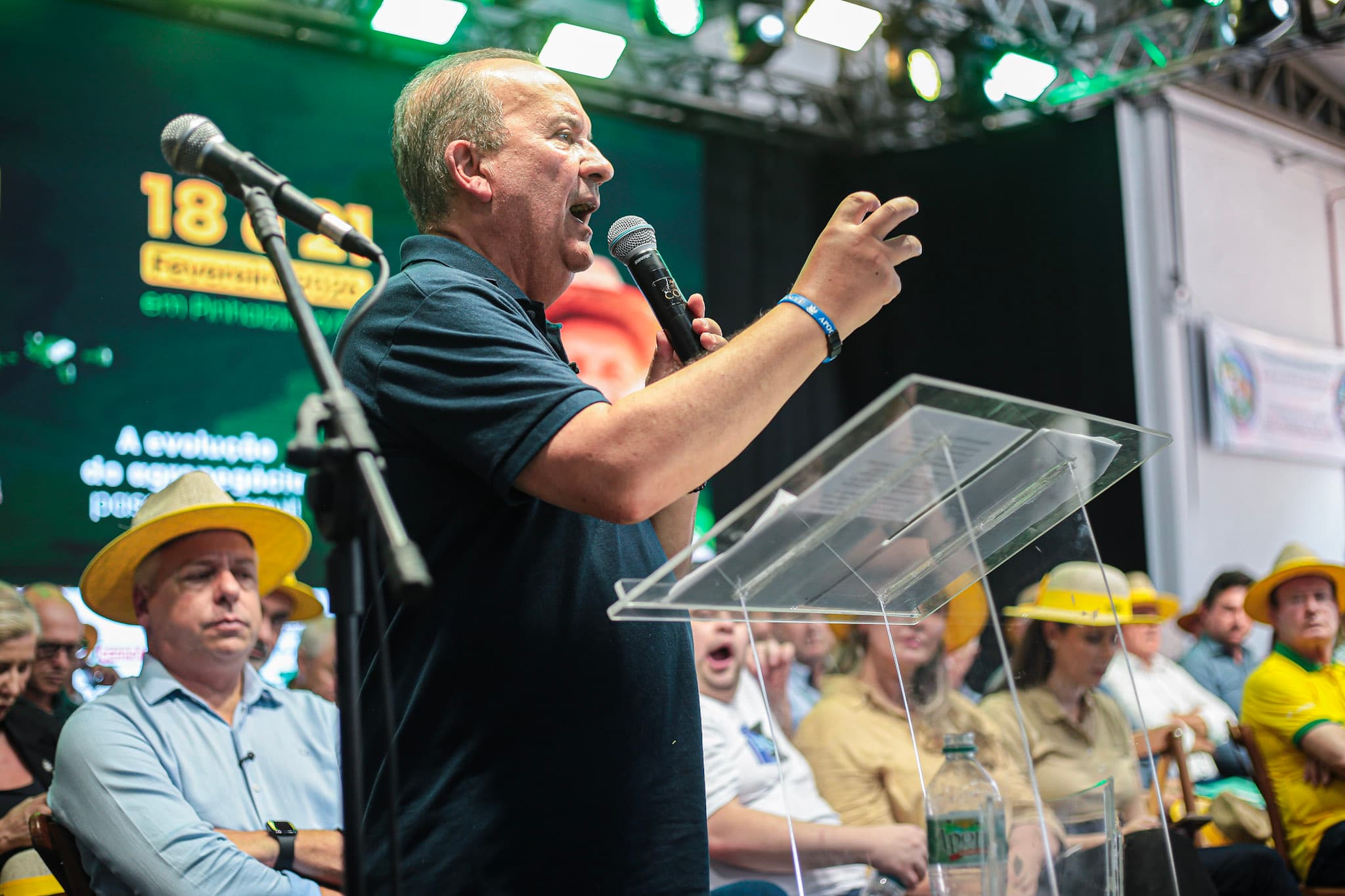 Governador Jorginho Mello no Itaipu Rural Show (Foto por Gilmar Bortese)