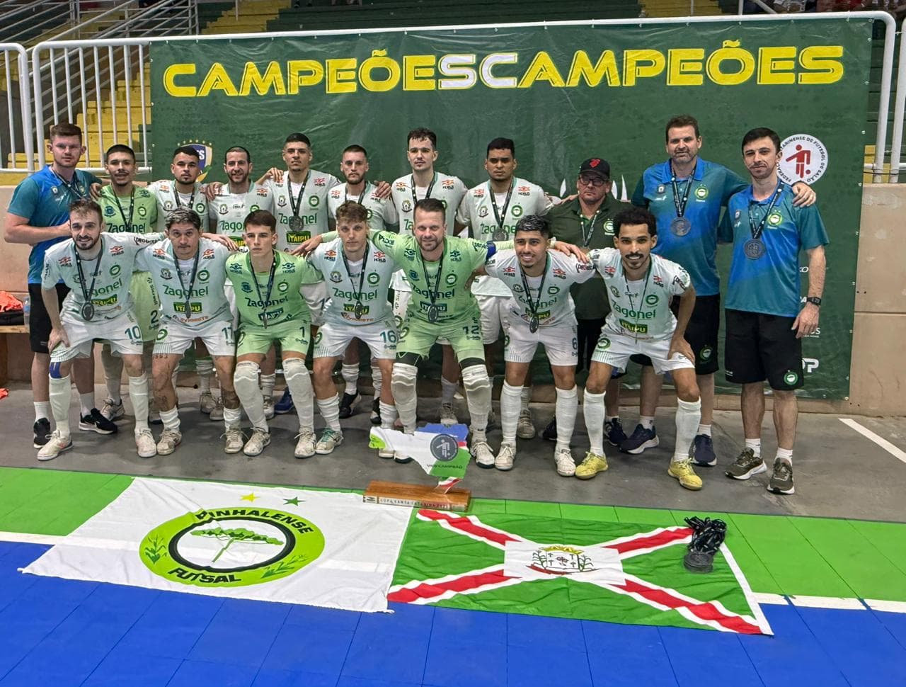 Pinhalense é vice-campeã da Copa SC (por Divulgação)