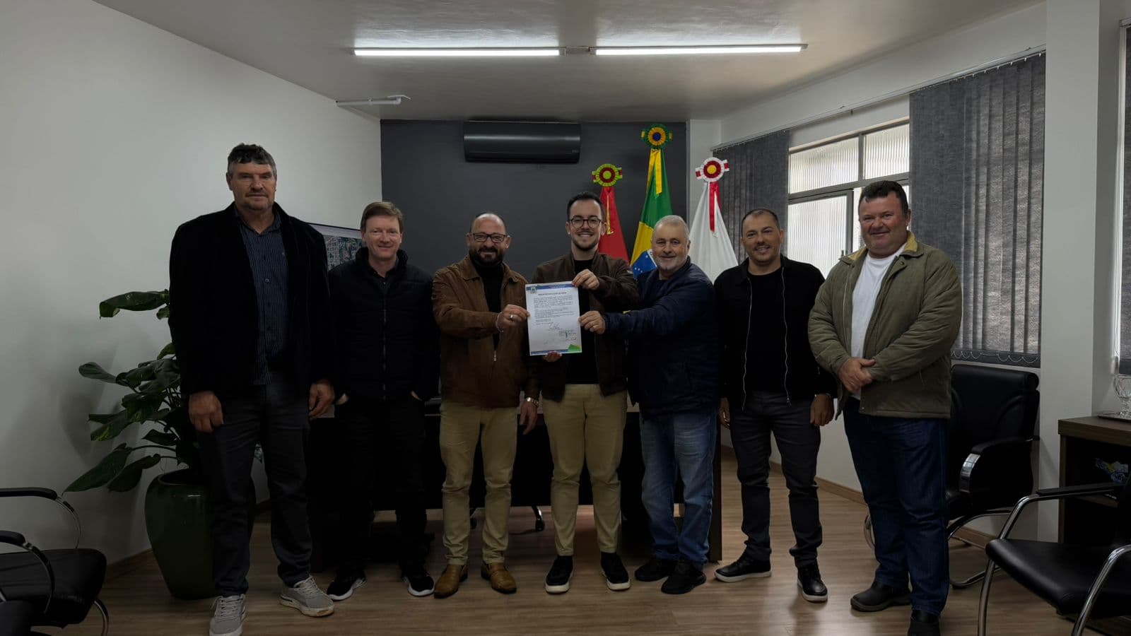 Município de Maravilha assina mais uma ordem de execução de obras (Foto por Ascom)