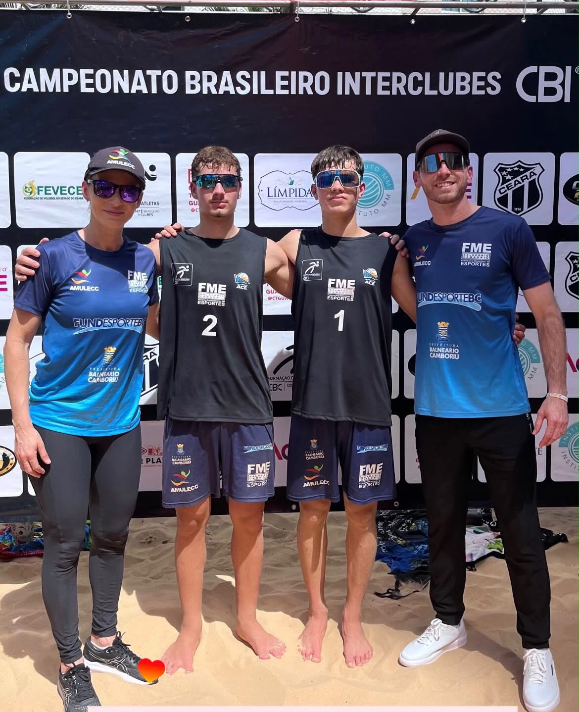 Kelvin Birk e Arthur Lenzi fecham 2026 entre os melhores do Brasil no Sub-17 de Vôlei de Praia