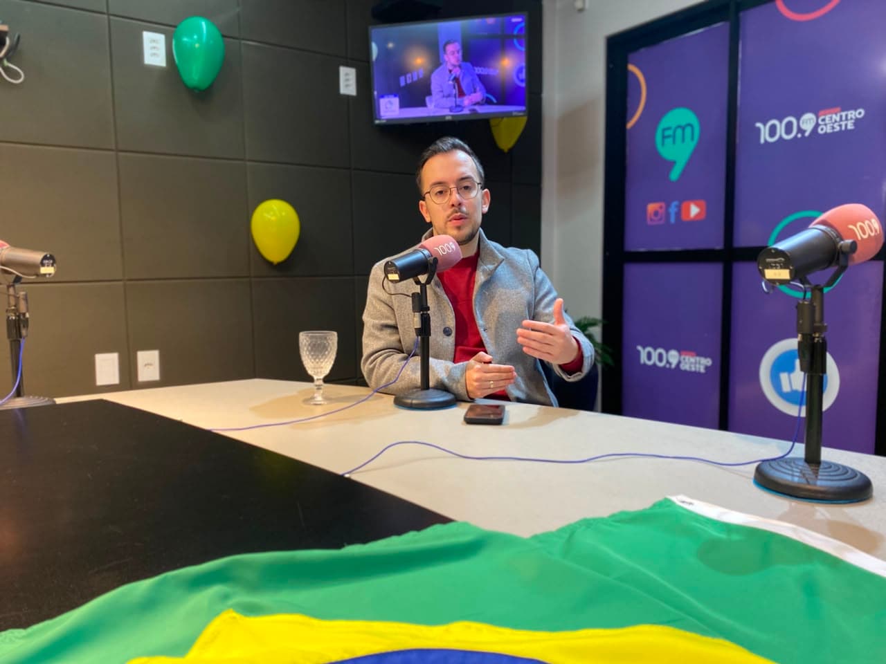 Prefeito de Maravilha, Vinicius Ventura (Foto por Felipe Eduarod Zamboni)