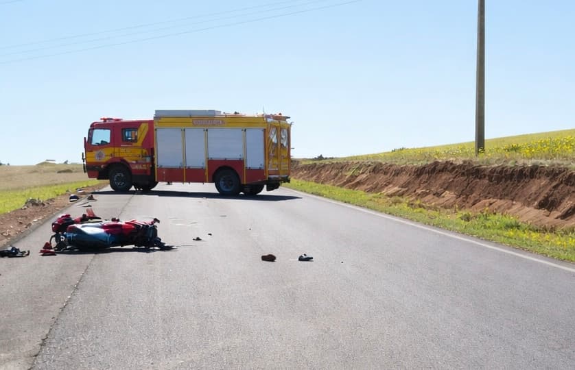 Rapaz não resistiu aos ferimentos (Foto por Corpo de Bombeiros)