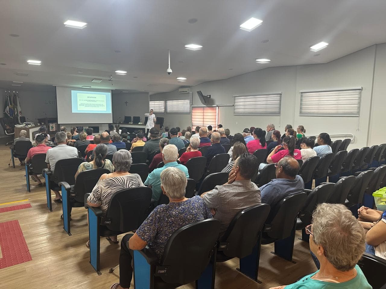 Reunião com diabeticos em Pinhalzinho (por Divulgação)