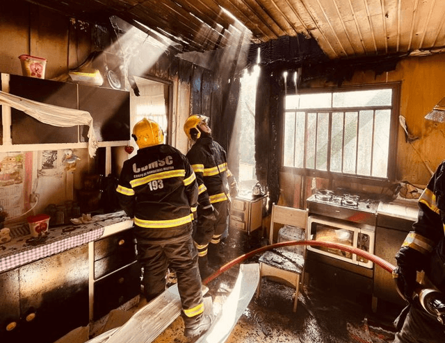 Corpo de Bombeiros alerta para aumento de incêndios residenciais durante o inverno