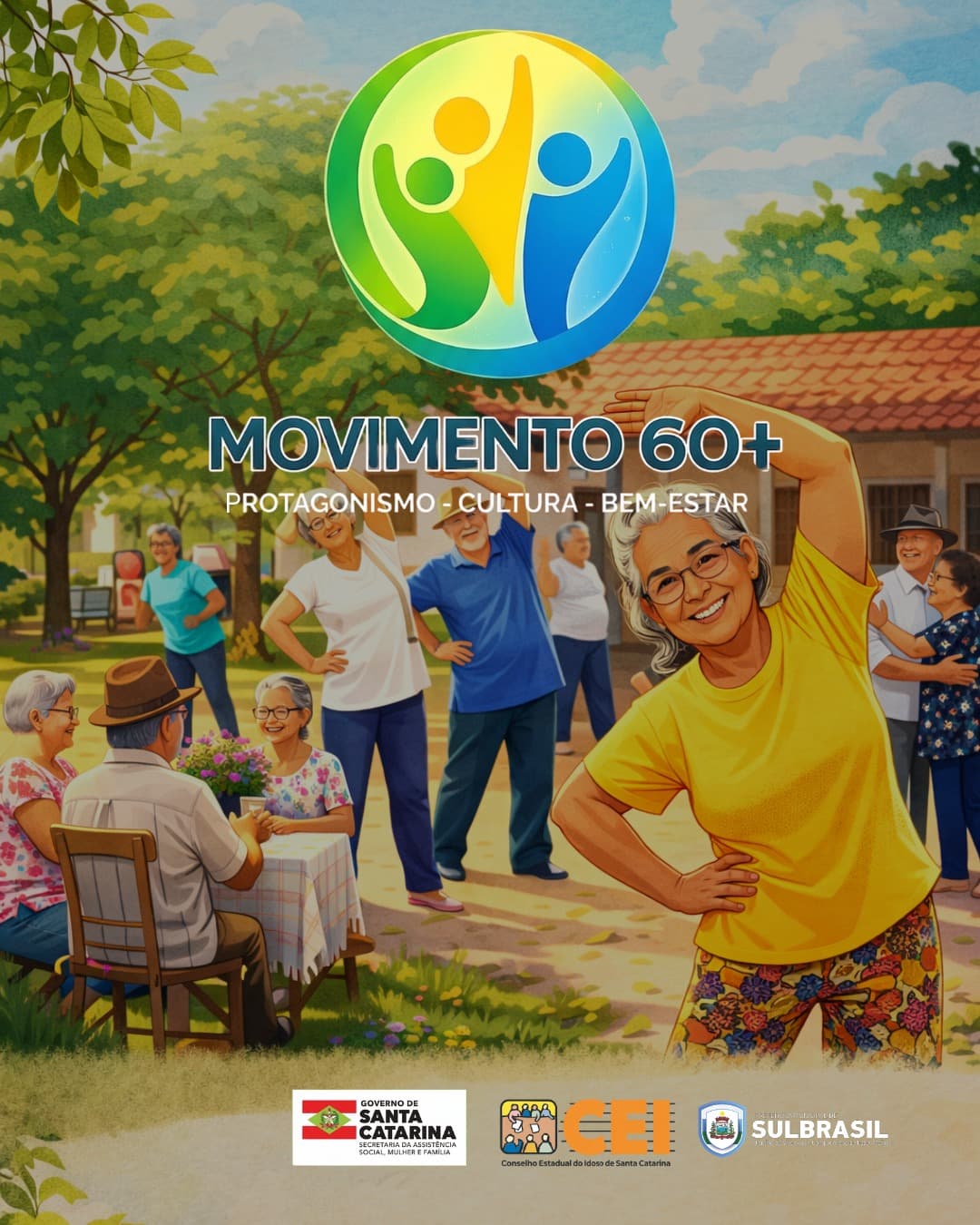 Sul Brasil conta com o projeto Movimento 60+: protagonismo, cultura e bem-estar (Foto por Ascom)