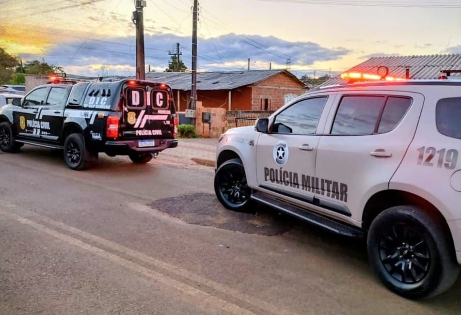 Forças de segurança realizaram a prisão de envolvido (Foto por Divulgação)