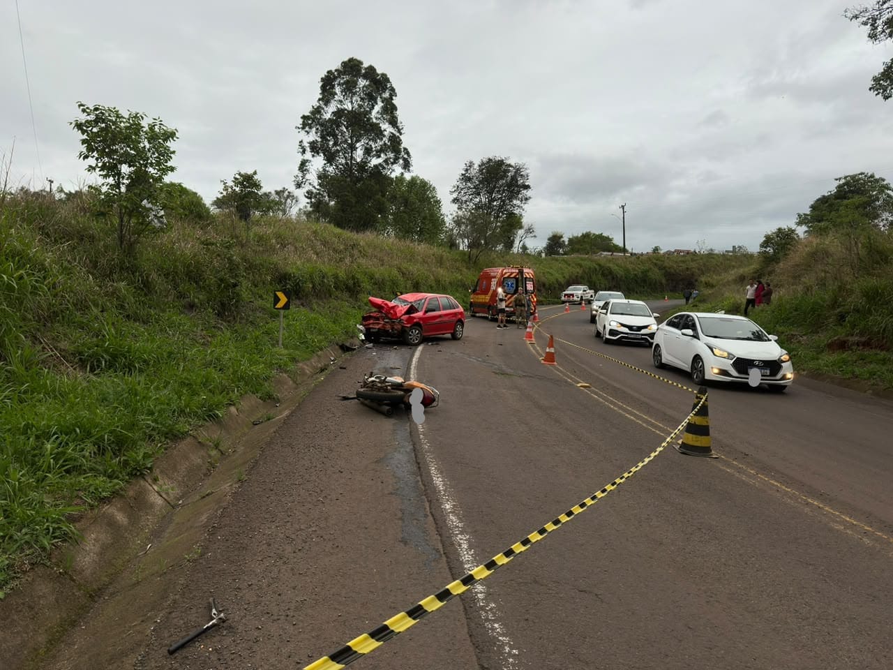 Uma pessoa morre em colisão entre carro e moto em Romelândia