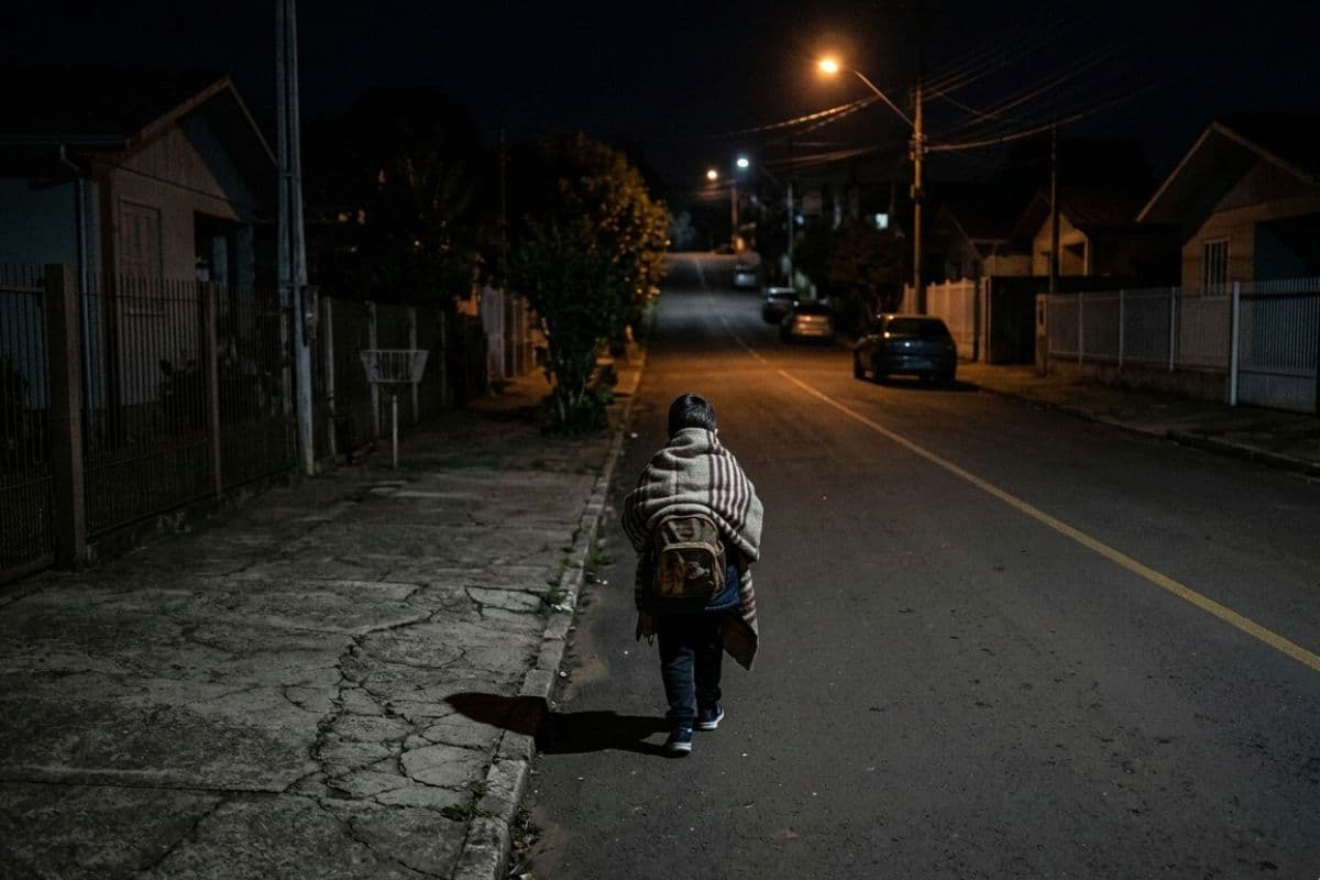Menino estava sozinho em São Lourenço do Oeste estava à procura do pai (Foto por Ilustração)