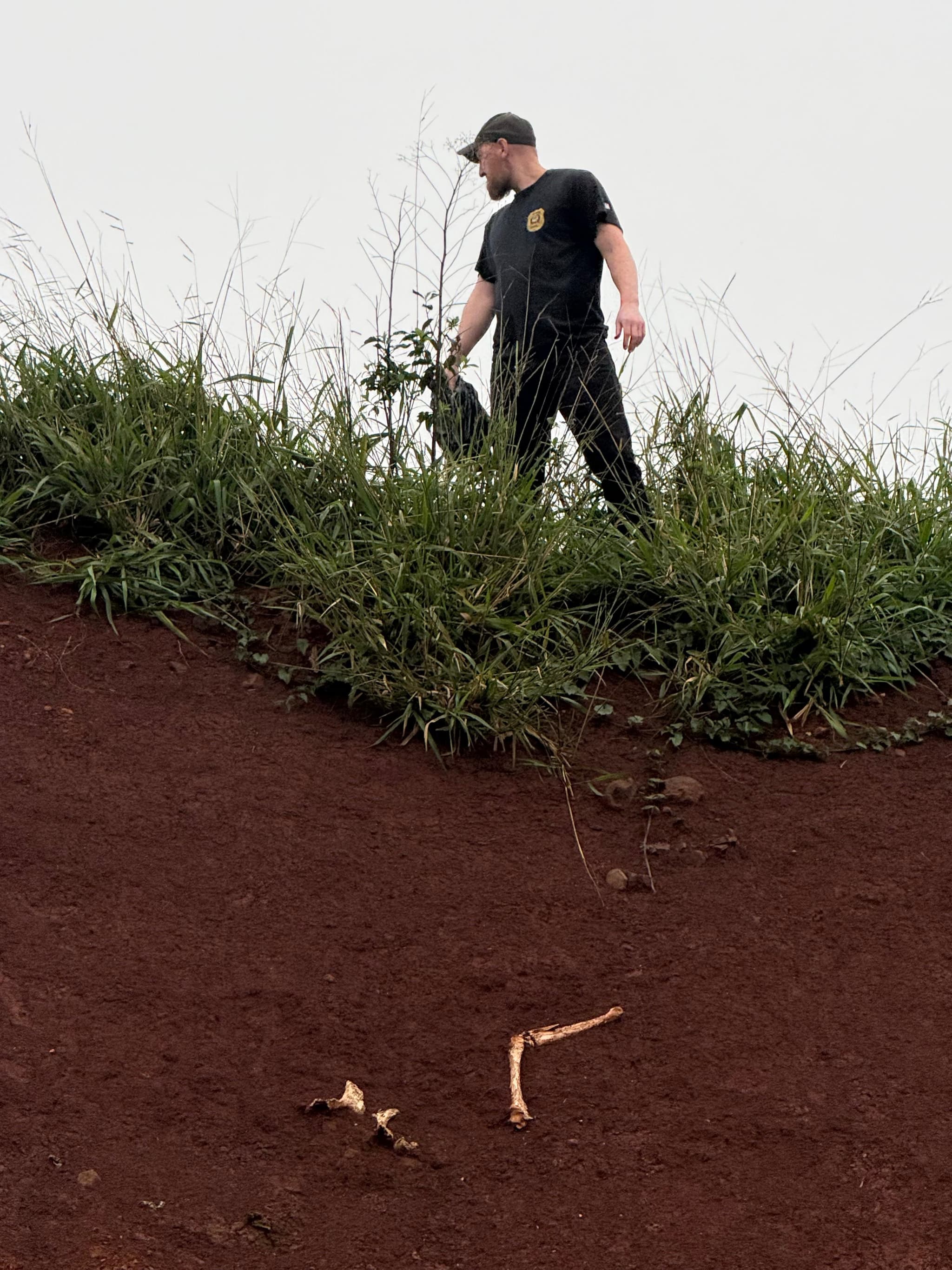 Ossada encontrada em Pinhalzinho não é humana, confirma Polícia Científica (Foto por Polícia Civil)