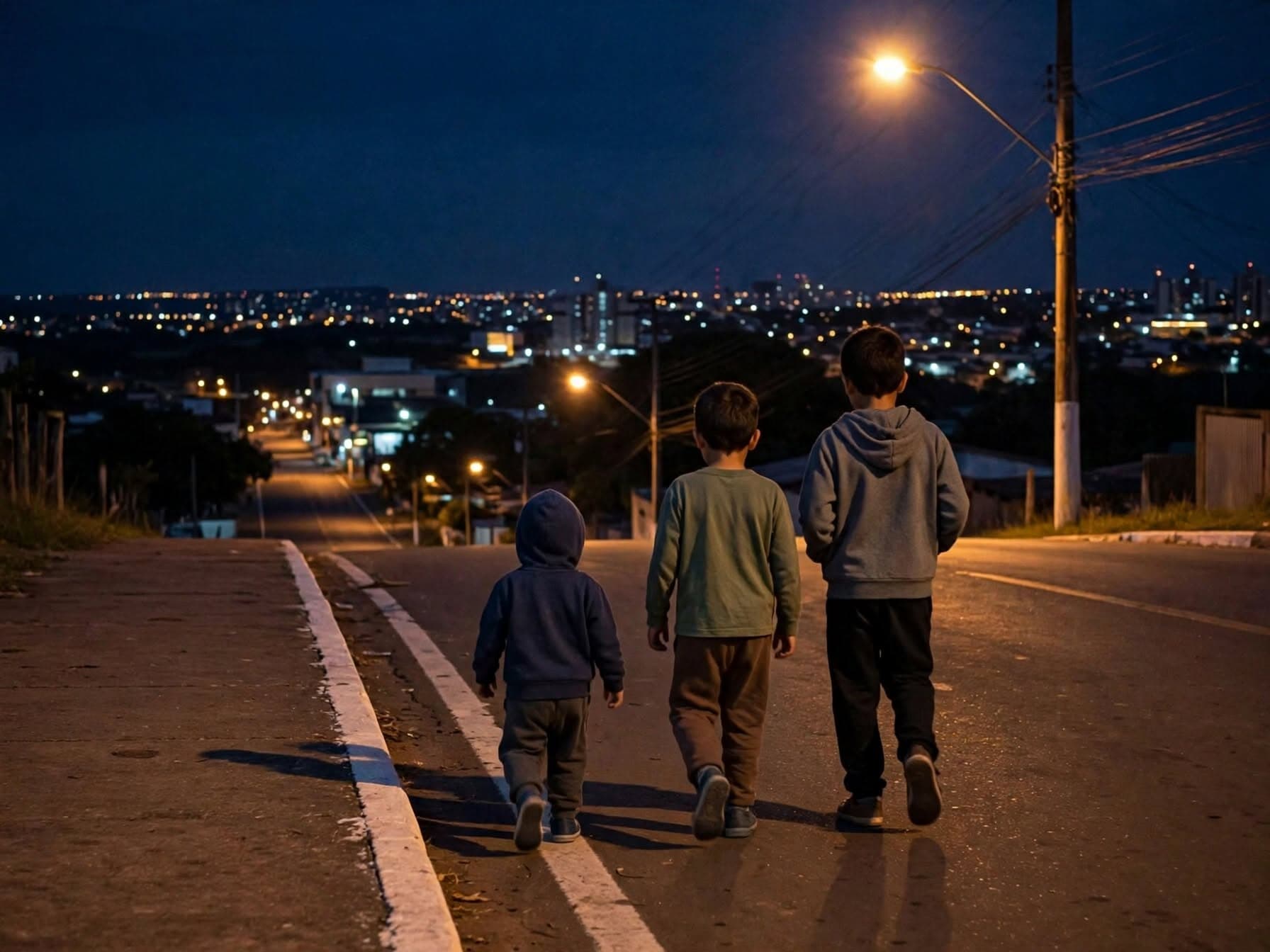 Pequenos foram localizados no bairro Efapi (Foto por Montagem IA)