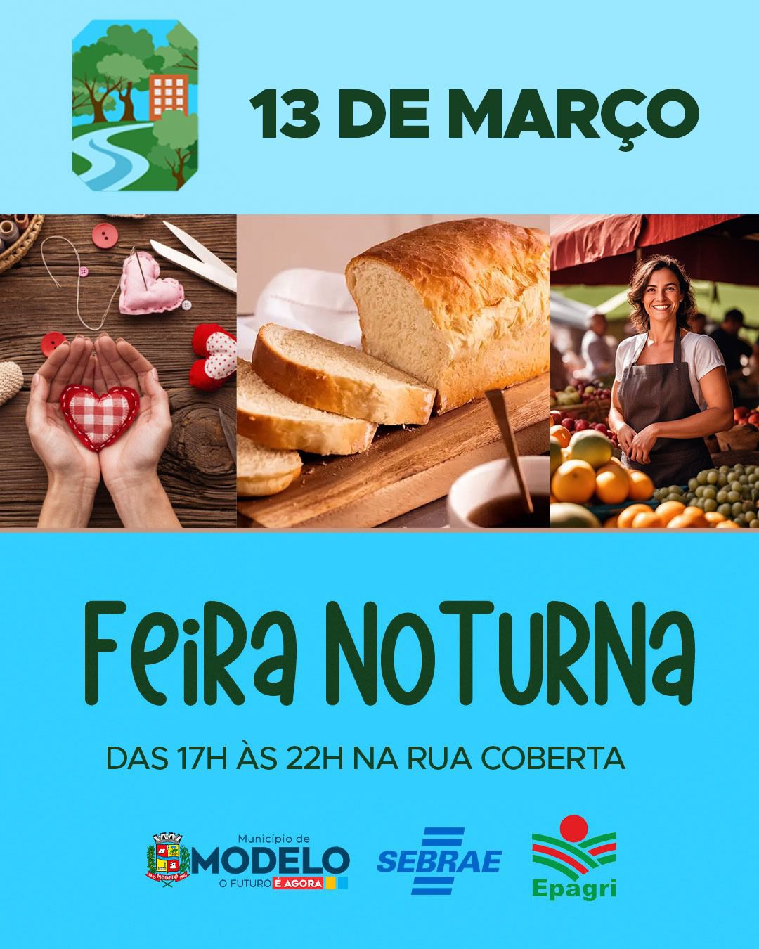 Modelo abre as portas para a Feira Noturna e aposta na força da produção local