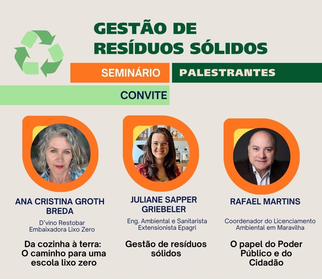 Seminário de Gestão de Resíduos Sólidos será realizado em Maravilha (Foto por Ascom)