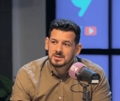 Edisson durante entrevista (por Henrique Paulo)