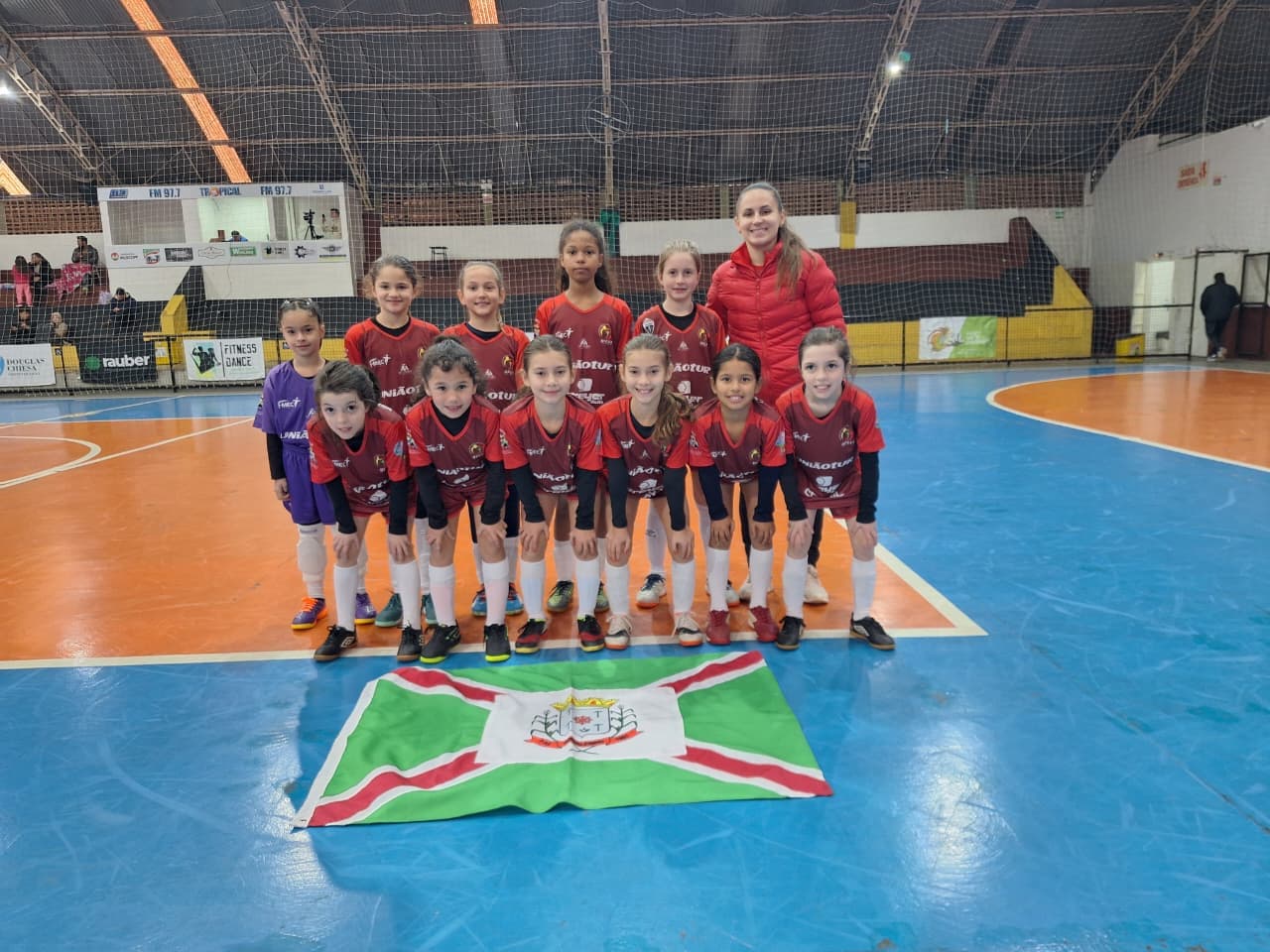 Pinhalense/APEFF disputa terceira rodada da Liga Catarinense Sub-10 neste sábado (Foto por Ascom)